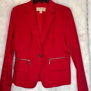 Michael Kors red blazer